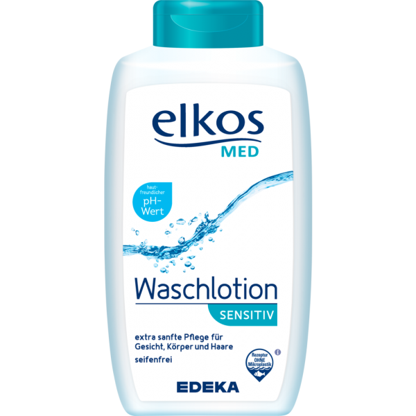 EDEKA elkos Waschlotion Sensitiv 500 ml, Dusche & Bad