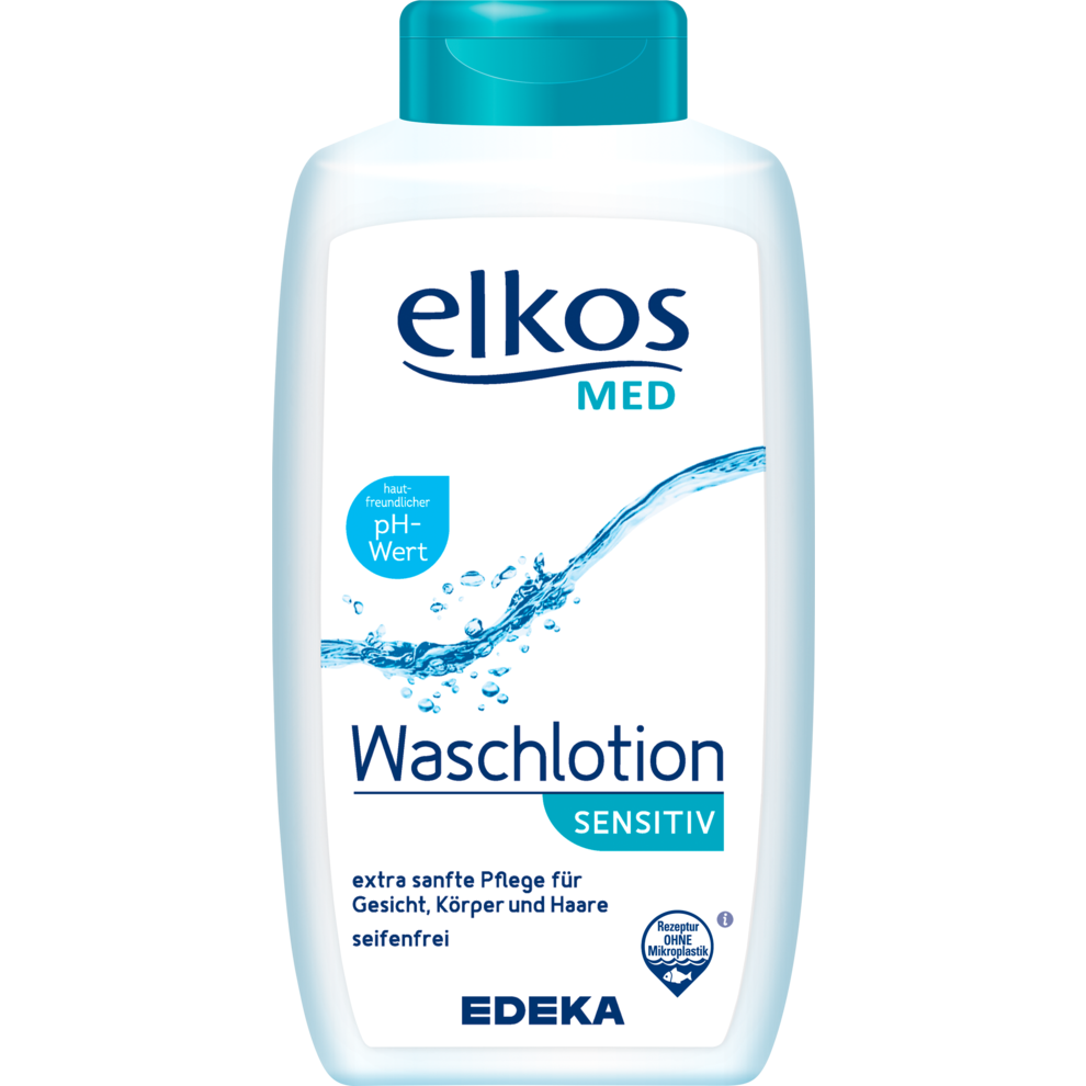 EDEKA elkos Waschlotion Sensitiv 500 ml, Dusche & Bad