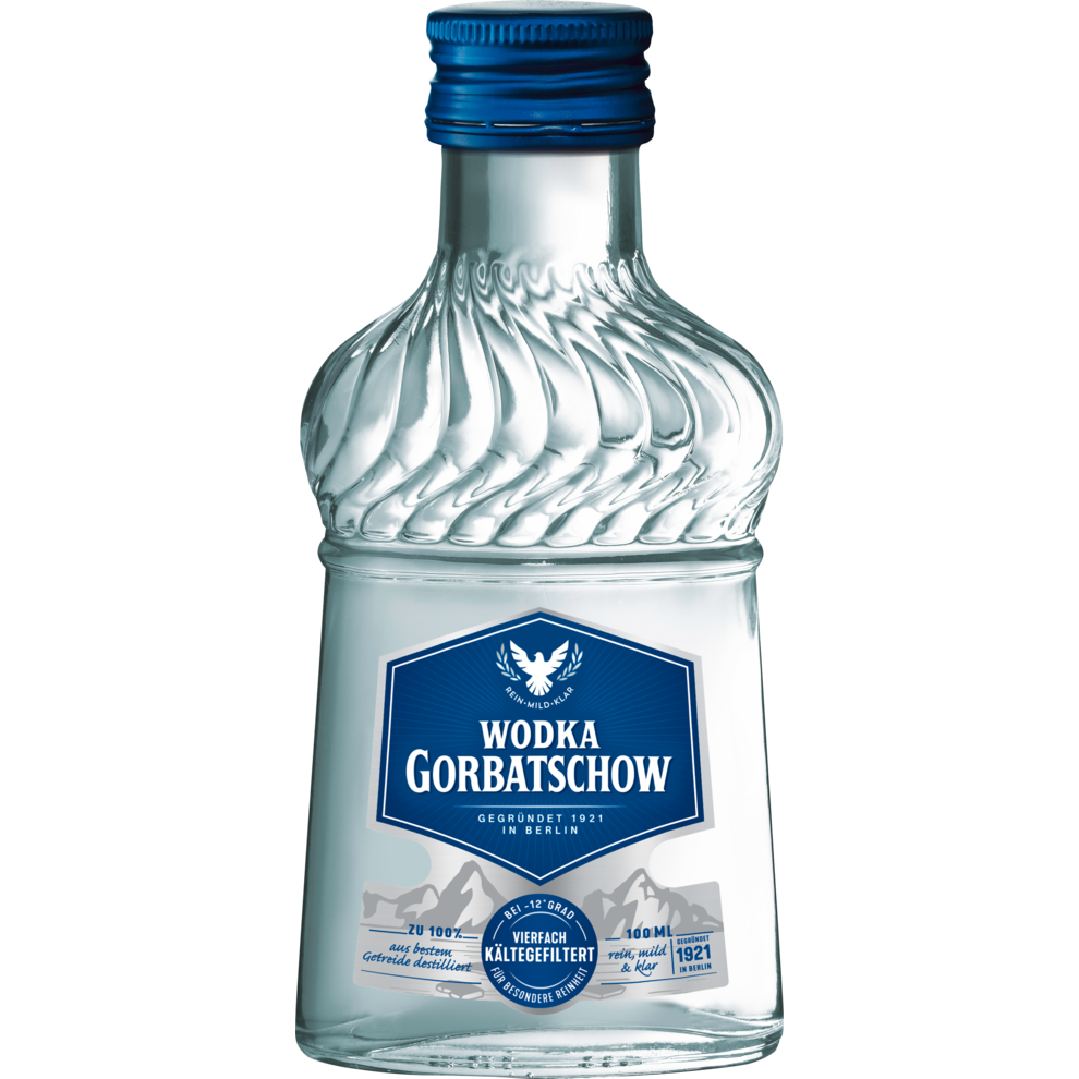 WODKA GORBATSCHOW Wodka 37,5 % vol. 100 ml | klare Spirituosen |  Spirituosen | Getränke | Alle Produkte | Online bestellen | Konsum Leipzig