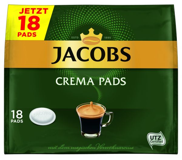 Jacobs Pads Crema 18er 118g