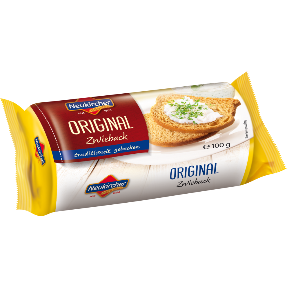 Neukircher Original Zwieback 100 g Knäckebrot & Zwieback Brot