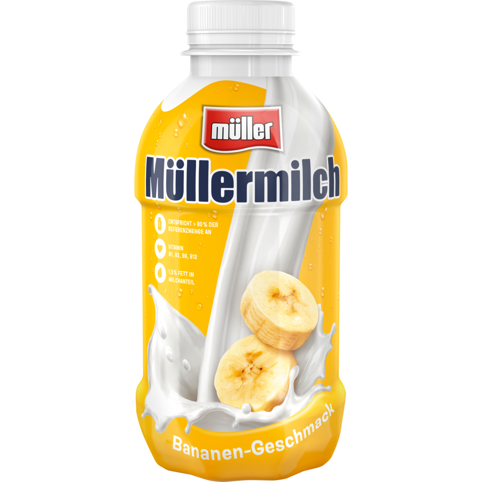 müller Müllermilch Original Bananen-Geschmack 400 ml | Milch &  Milchgetränke | Molkereiprodukte | Kühlprodukte | Alle Produkte | Online  bestellen | Konsum Leipzig