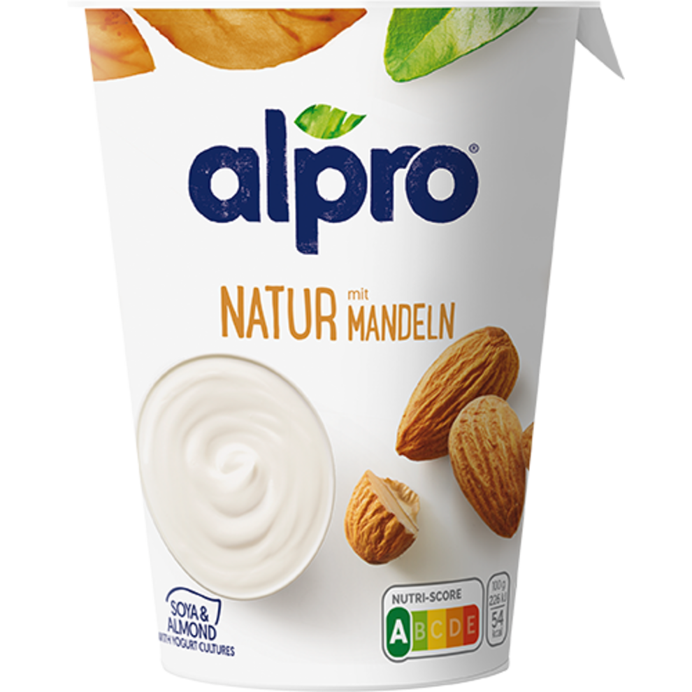alpro SojaJoghurtalternative Natur mit Mandeln 500