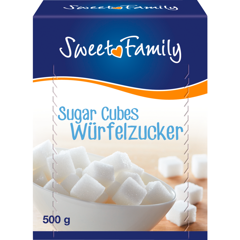 Sweet Family Würfelzucker 500 g Zucker & Süßstoff Mehl, Zucker & Salz Lebensmittel Alle