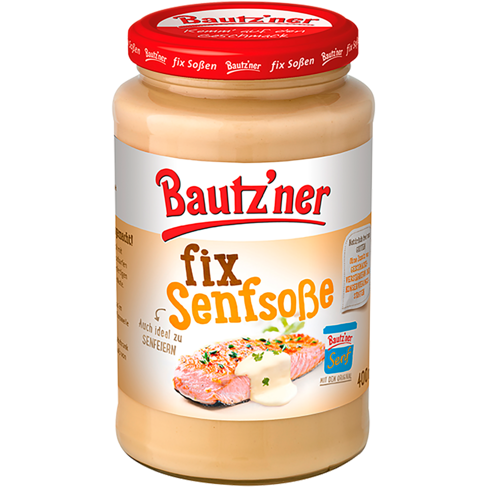 Bautzner Fix Senfsoße 400ml | Soßen | Fertiggerichte, Suppen &amp; Soßen ...