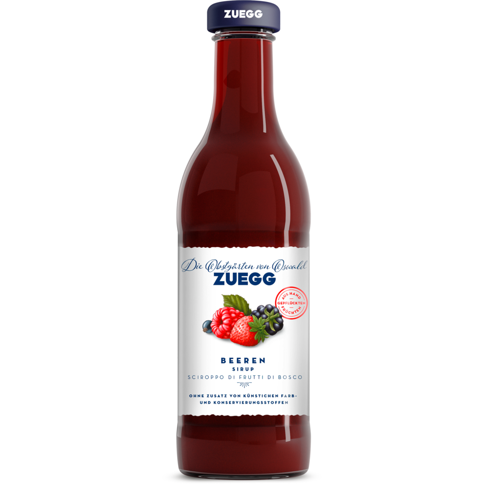 Zuegg Beerenmix Fruchtsirup 425ml | Sirup | Alkoholfreie Getränke ...