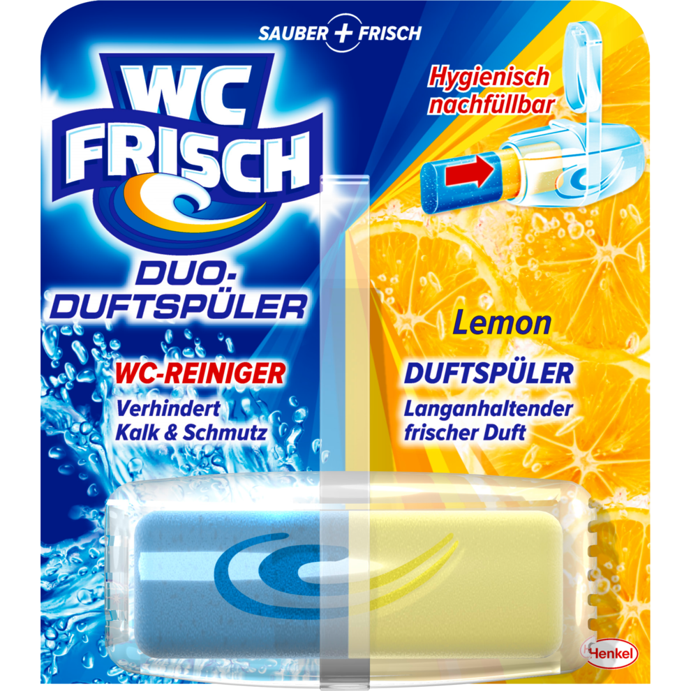 WC FRISCH Duo-Duftspüler Lemon 40 g, WC Reiniger & Duftspüler, Reinigungsmittel, Drogerie, Alle Produkte, Online bestellen