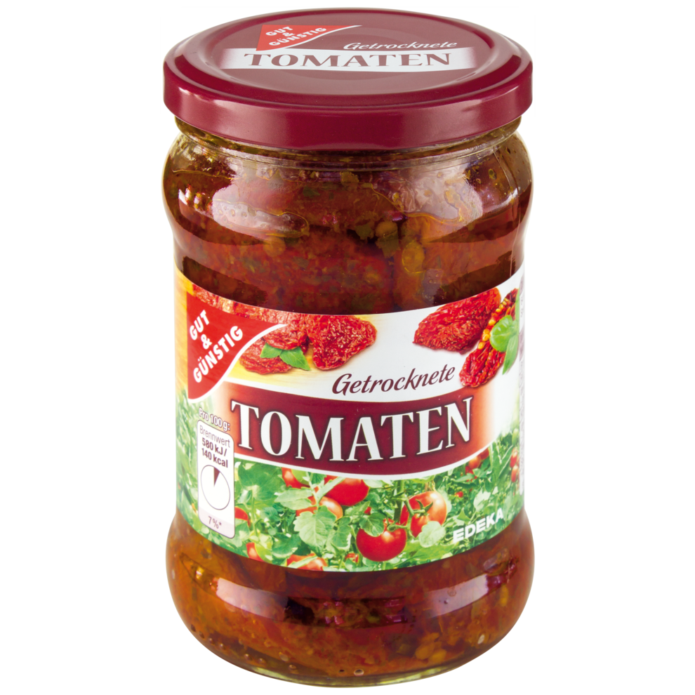 GUT&amp;GÜNSTIG Getrocknete Tomaten 280 g | Gemüsekonserven | Konserven ...