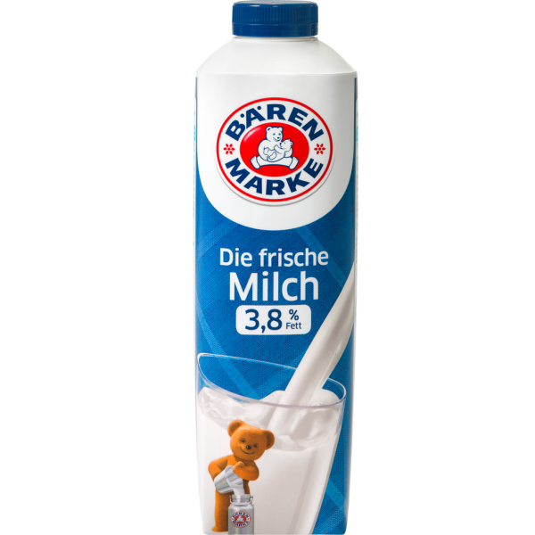B renmarkeDie frische Milch  3 8 1l Milch  