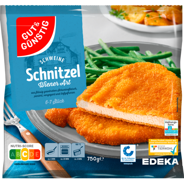 GUT&GÜNSTIG Art Geflügel | g Schweine-Schnitzel | | 750 Online bestellen Produkte | Konsum Tiefkühlprodukte | & Leipzig Alle Fleisch Wiener