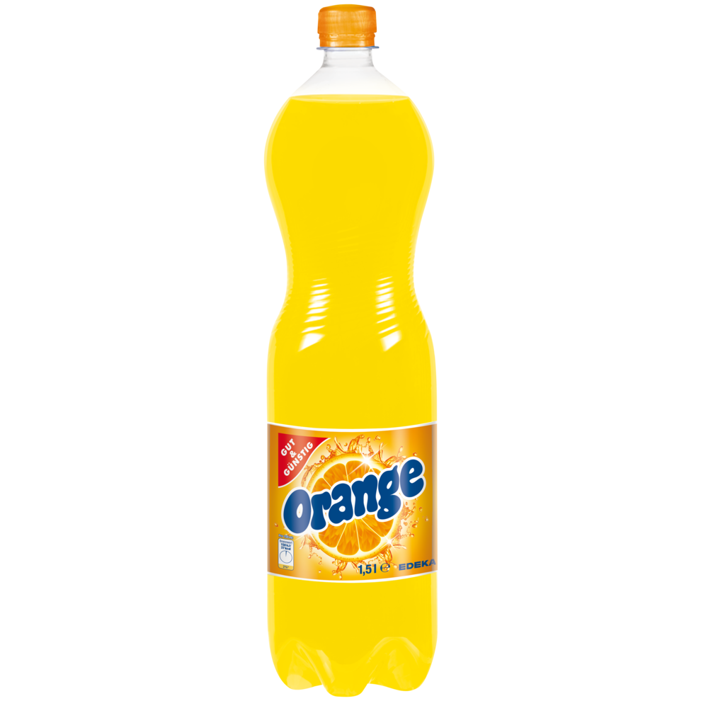 GUT&amp;GÜNSTIG Orangenlimonade 1,5l DPG | Limonaden &amp; Cola | Alkoholfreie ...