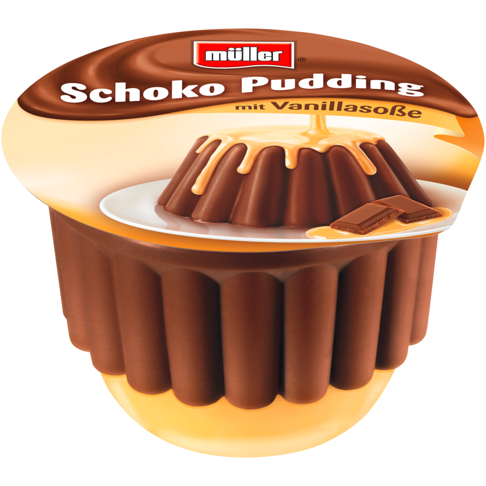 Müller Pudding Schoko+Vanille450g | Joghurt, Pudding &amp; Desserts ...
