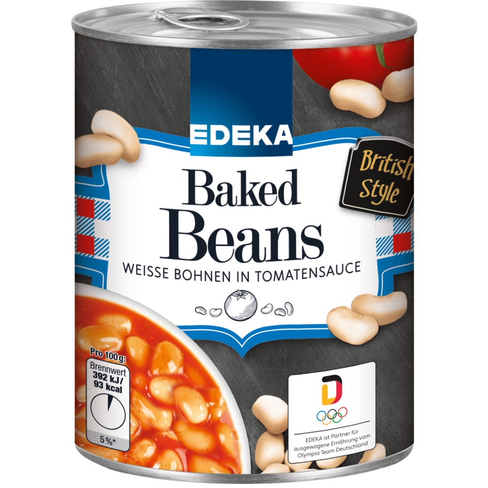 EDEKA Baked Beans Bohnen in Tomatensauce 400g Gemüsekonserven