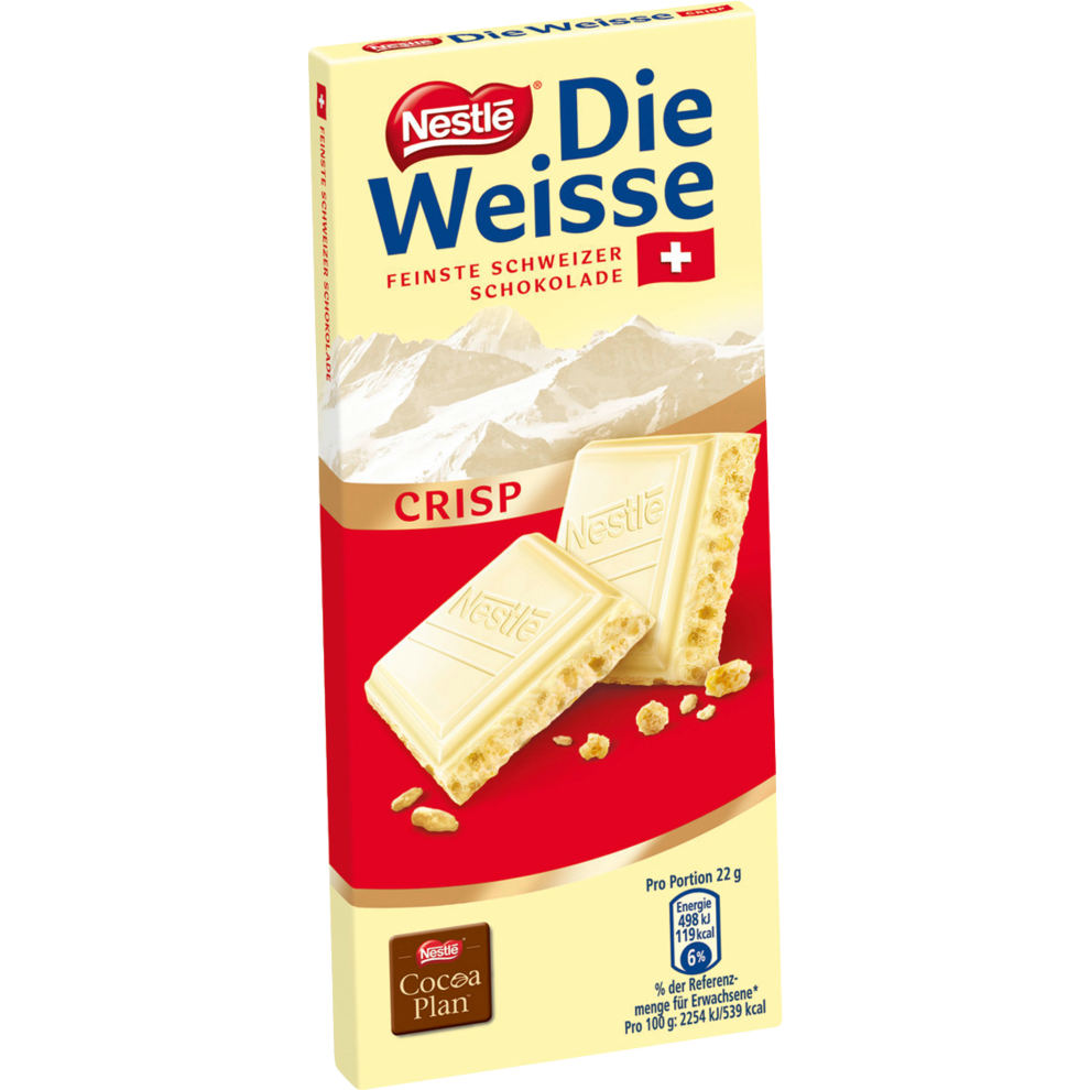 Nestle die Weisse Crisp Choco 100g | Schokolade &amp; Pralinen | Süßwaren ...
