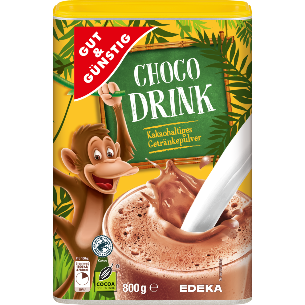 GUT&GÜNSTIG Choco Drink 800 g | Kakao | Kaffee, Tee & Kakao ...