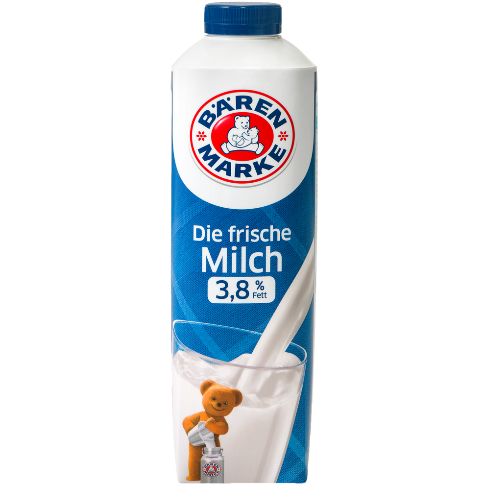 BärenmarkeDie frische Milch 3,8% 1l | Milch &amp; Milchgetränke ...