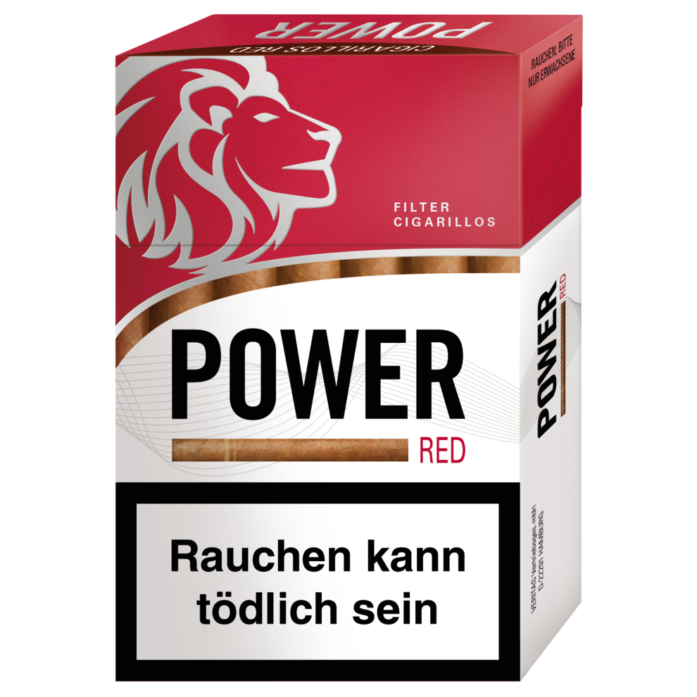 POWER Red Filter Zigarillos 17 Stück Zigaretten Tabakwaren Alle